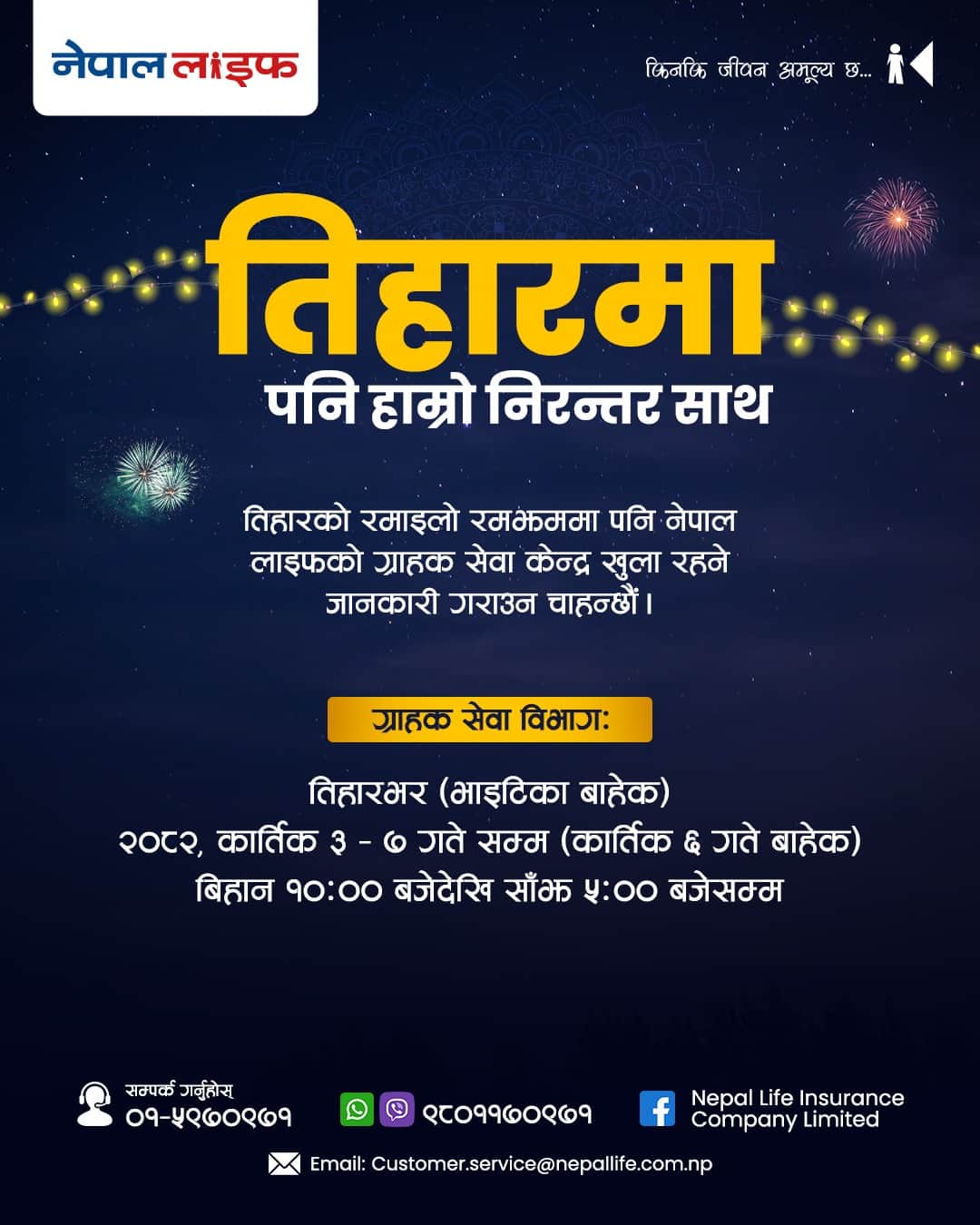 Tihar Notice We Are Open